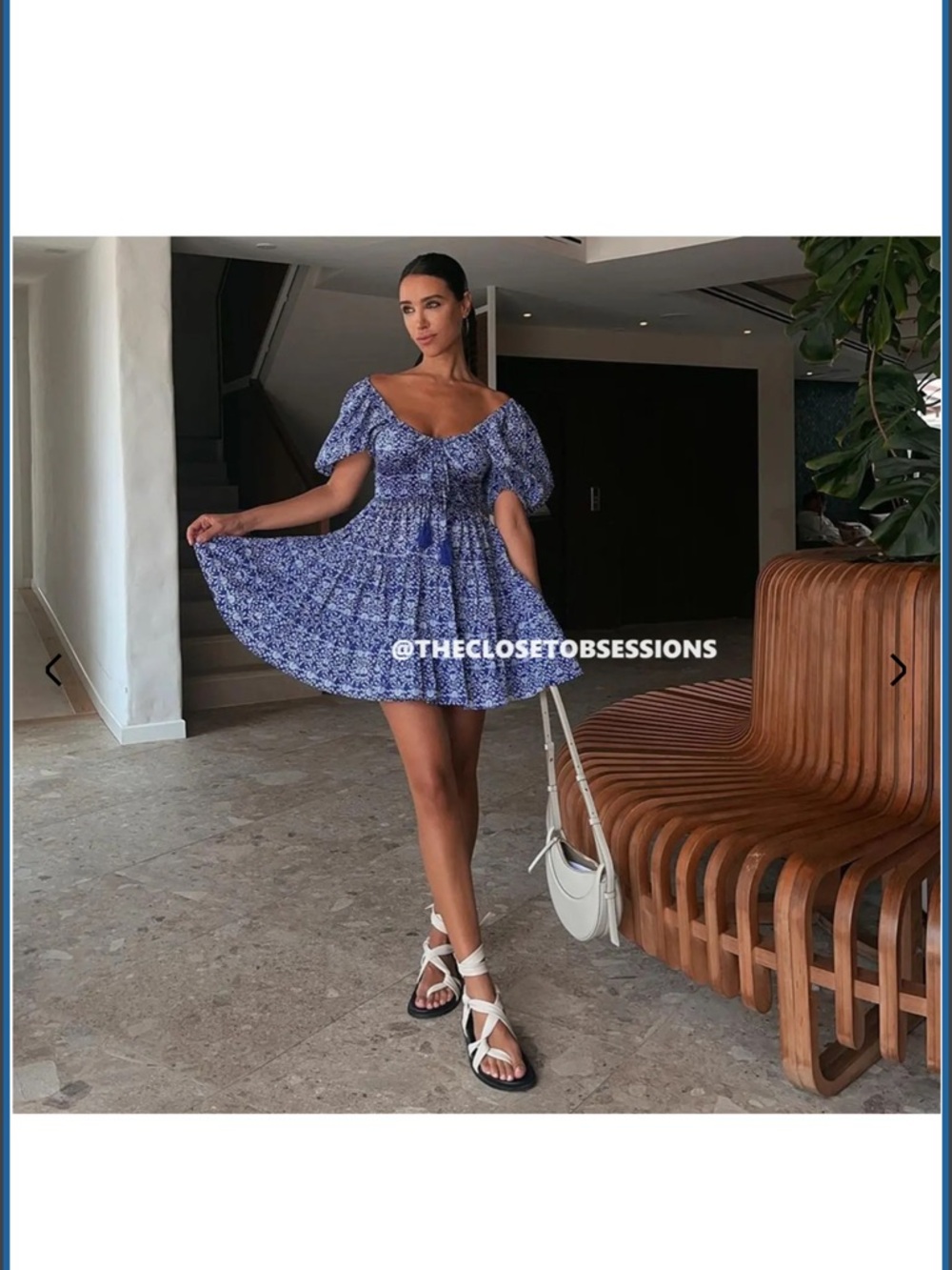 ZARA PRINTED SHORT DRESS - Picture 14 of 15